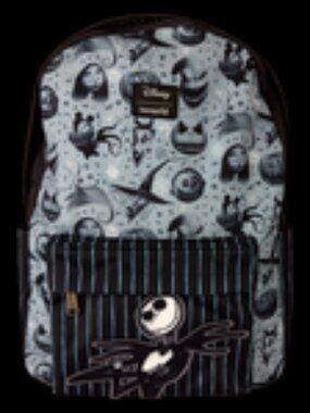 Disney The Nightmare Before Christmas All-Over Print Full-Size Backpack